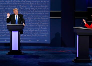 Primer debate: Clinton propone; Trump interrumpe