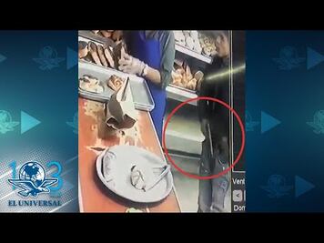 Captan en video asalto a panadería de Coacalco