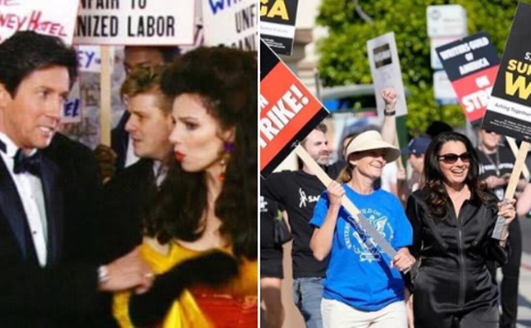 ¿Deja vu? Un episodio de “La niñera” desató memes por la huelga de Hollywood. Foto: Tomada de Twitter @julioamx