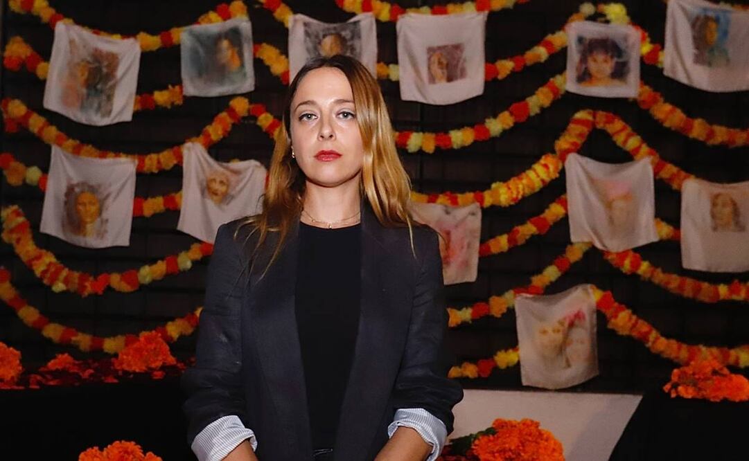 Inauguración del altar de muertos en huelga 2022, "Yo, la peor de todas”. Foto: Berenice Fregoso / EL UNIVERSAL