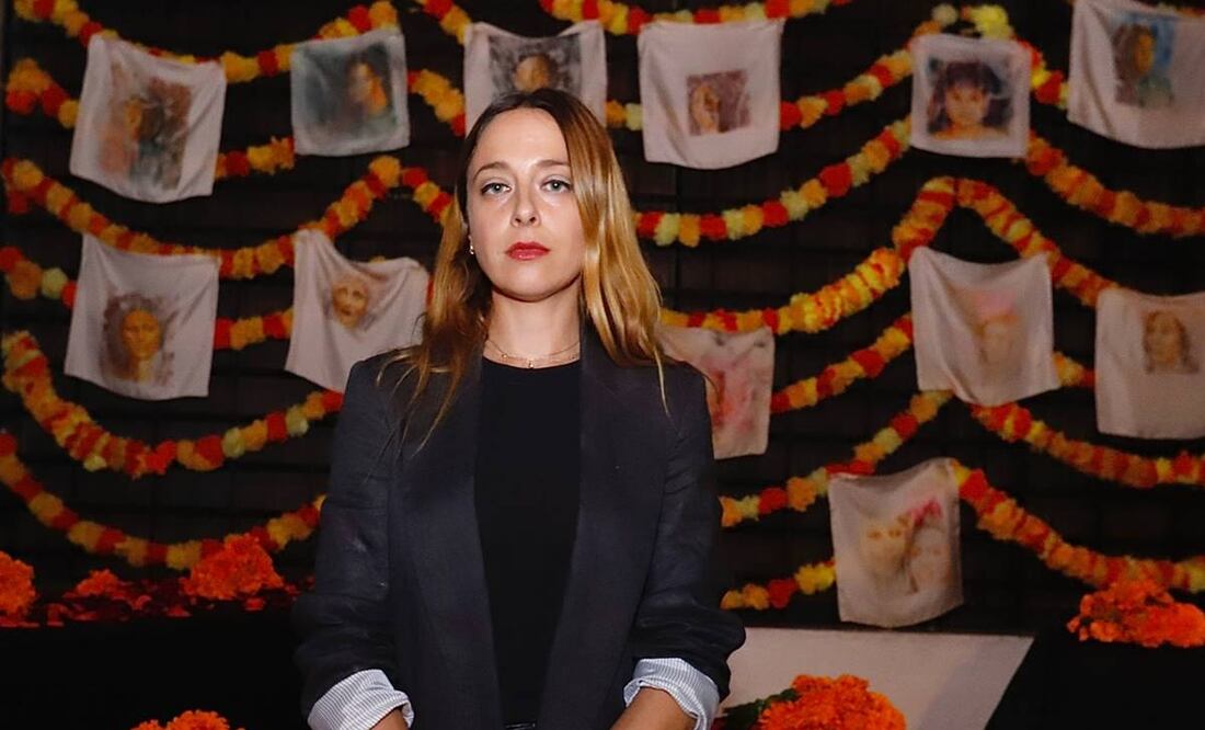 Inauguración del altar de muertos en huelga 2022, "Yo, la peor de todas”. Foto: Berenice Fregoso / EL UNIVERSAL