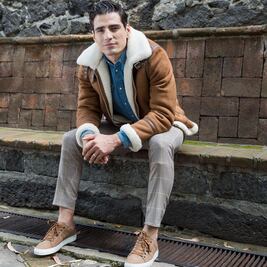 Antonio 'Pollo' Briseño debuta como modelo