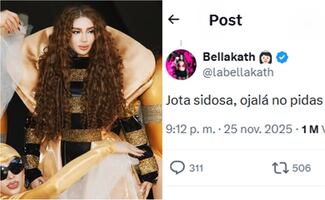 Bellakath, criticada por comentario homofóbico, pero ella se defiende: "aquí se vino a ser perra"