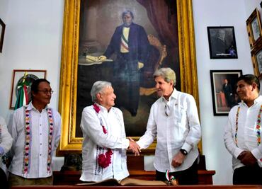 “Estados Unidos y México para siempre”, afirma John Kerry ante AMLO