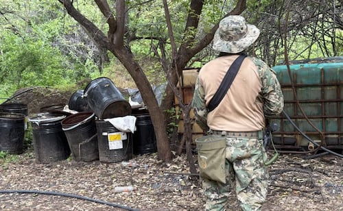 Semar destruye 3 narcolaboratorios en Sinaloa; eran usados para elaborar y resguardar drogas sintéticas