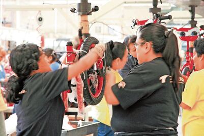 Crece 1.2% producción de bicicletas
