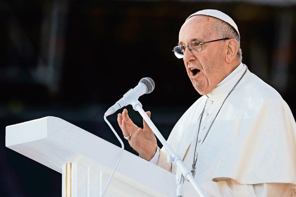 Argumento. El Papa ha subrayado en múltiples ocasiones el valor de la mujer. “Ellas piensan de modo distinto a nosotros, los hombres”, afirmó (GREGORIO BORGIA. AP)