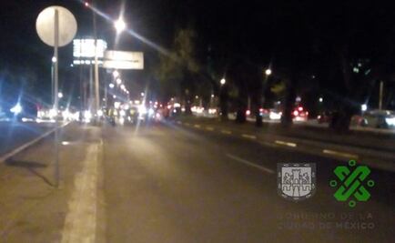 Ciclistas realizan rodada en Insurgentes Sur para exigir seguridad vial