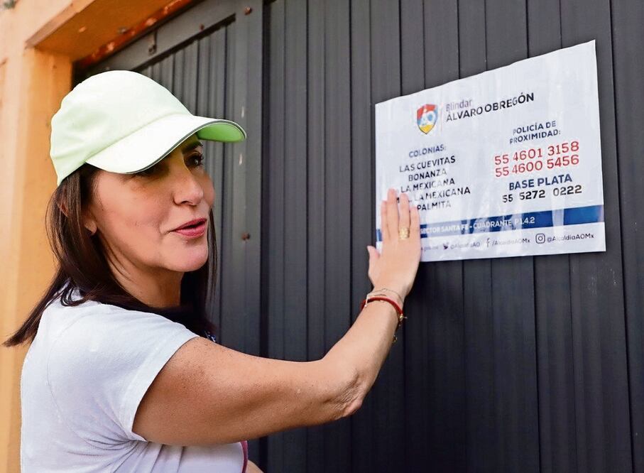 La alcaldesa Lía Limón afirmó la estrategia de seguridad ha dado buenos resultados en beneficio de la población.  Foto: Especial