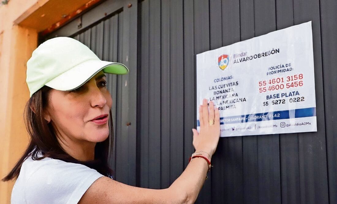 La alcaldesa Lía Limón afirmó la estrategia de seguridad ha dado buenos resultados en beneficio de la población. Foto: Especial