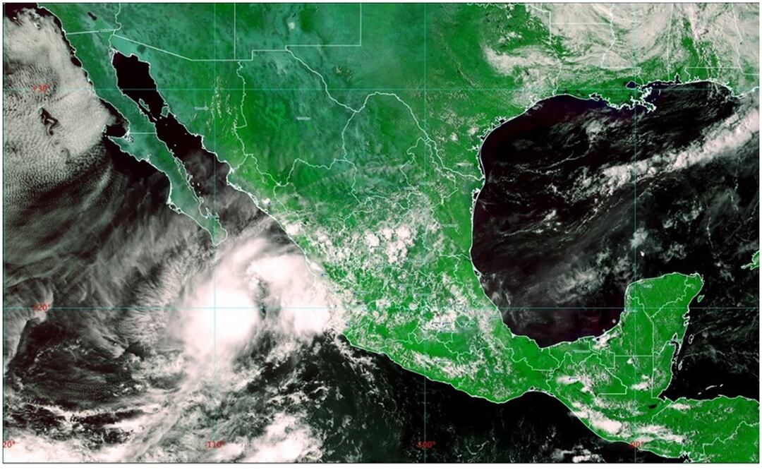 Tormenta Tropical Ileana llega a la Baja California Sur. Foto: X (@conagua_mx)