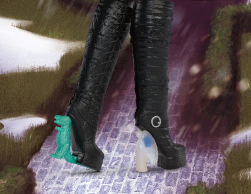 Zapatos de Monster High Edward Scissorhands. Foto: Mattel