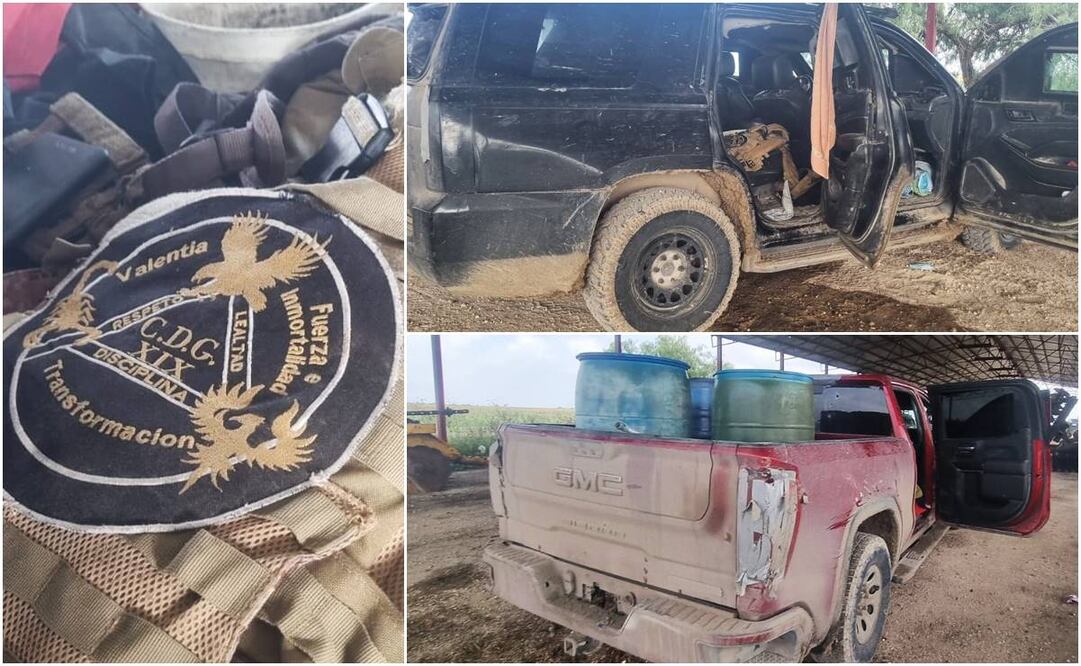 Enfrentamiento en carretera Matamoros-San Fernando. Foto: Especial