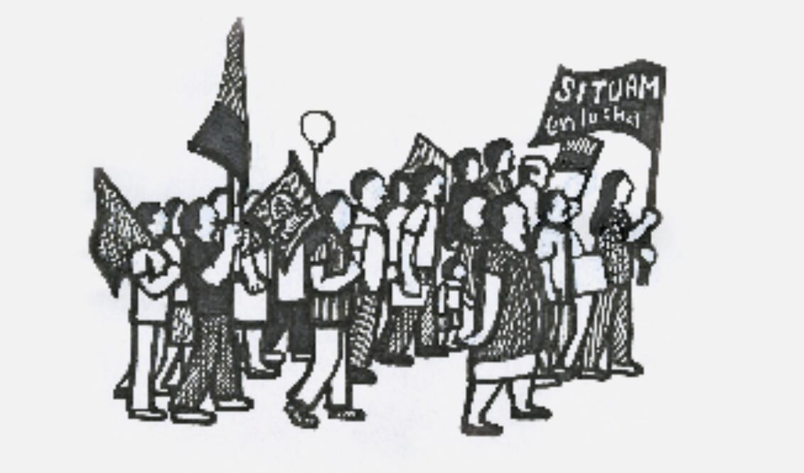 Rini Templeton ganó fama por sus carteles de protesta. Foto: Centro de Documentación Arkheia, MUAC