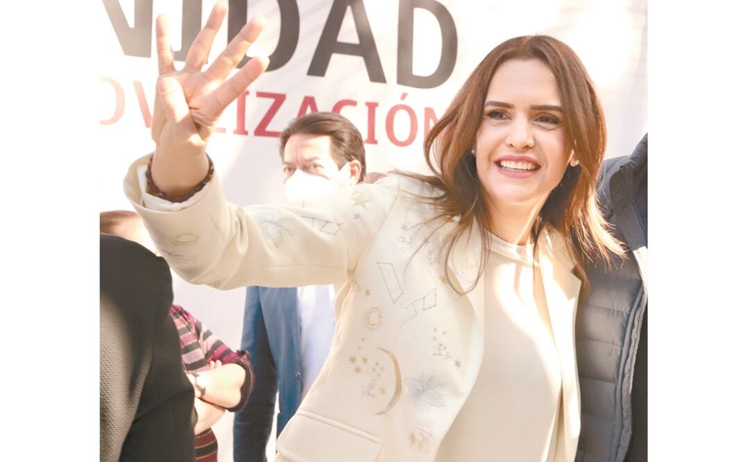 Clara Flores es la designada para competir por gobierno de NL. Foto: Berenice Fregoso. EL UNIVERSAL