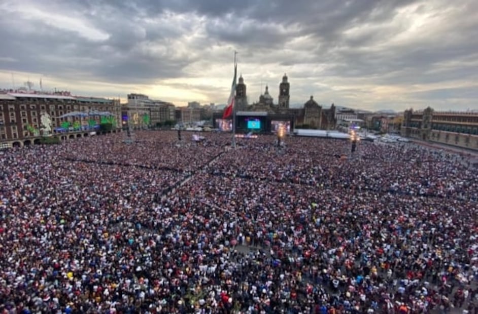 Marcha INE: ¿Cuántas personas caben en el Zócalo de CDMX?