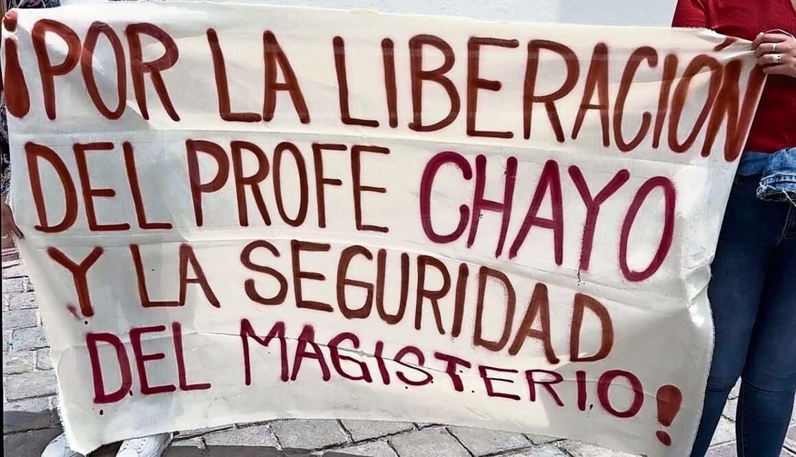 El magisterio denunció que los maestros rurales desde hace mese son víctimas del crimen organizado. Foto: Irma Mejía | El Universal