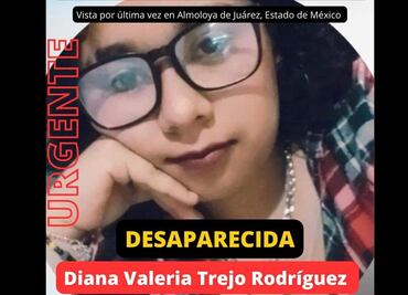 Se busca a Diana Valería de 18 años, desaparecida en Almoloya de Juárez