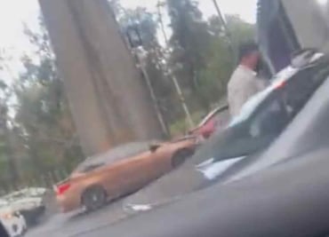 VIDEO: A plena luz del día, presunto asaltante dispara contra conductor en Anillo Periférico
