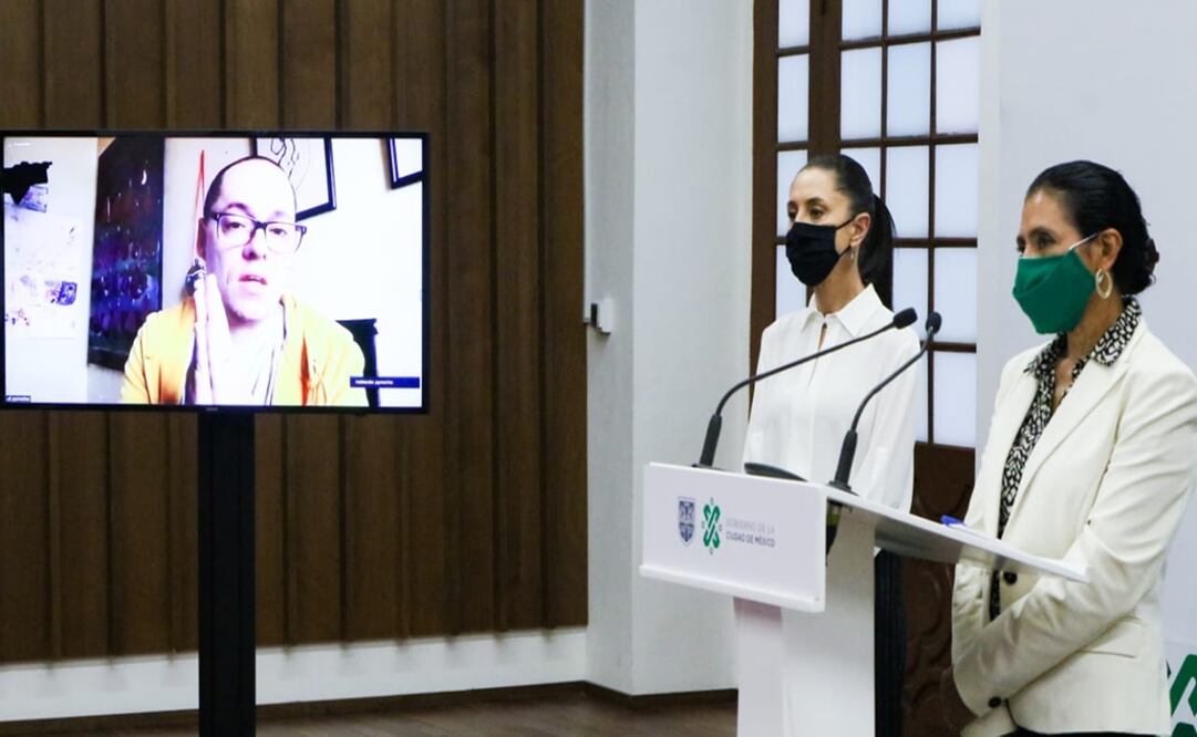 La mandataria local también expuso que ya se va a llamar a regresar a sus actividades a los trabajadores del gobierno de la Ciudad de México. Foto: Especial