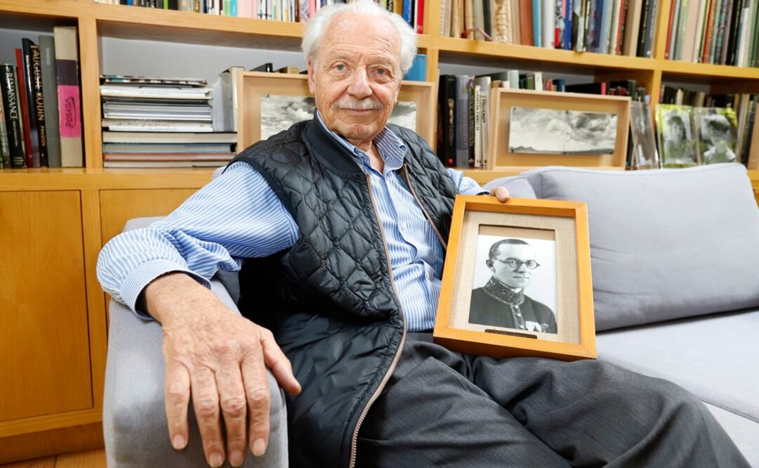 Wojciech Stebelski, hijo de sobreviviente de la Segunda Guerra Mundial. Foto: Berenice Fregoso. EL UNIVERSAL