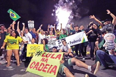 Lula con un pie en la cárcel tras voto de Corte Suprema