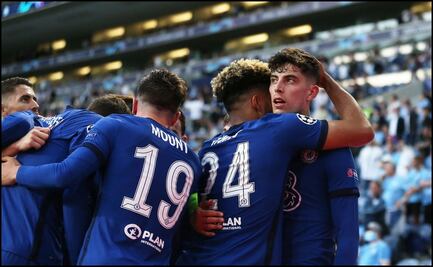 El gol de Kai Havertz, su primero en Champions League