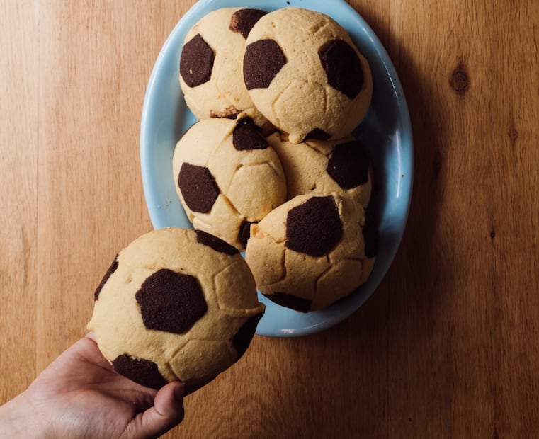 Algunas conchas cuentan con "premio" adentro. Foto: cortesía de Panadería Gala