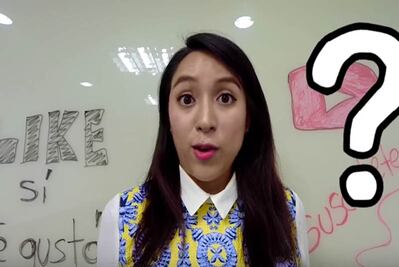 "Youtuber". La chica 'Pe-Mex' que ponen a bailar a coreanos