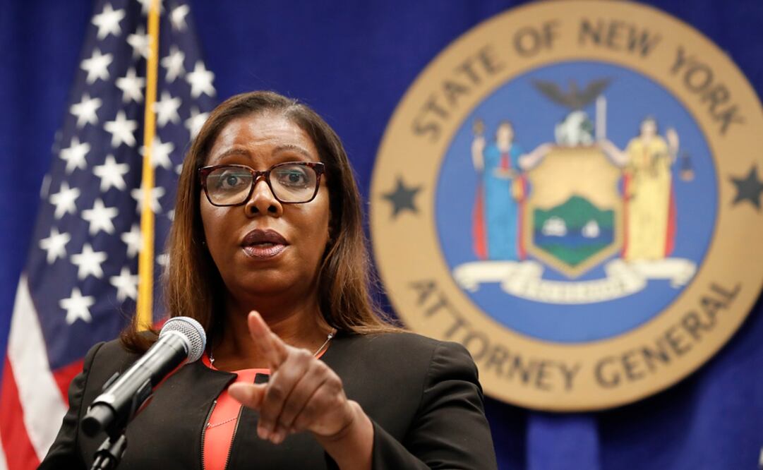 Letitia James, fiscal general del estado de Nueva York. Foto: AP