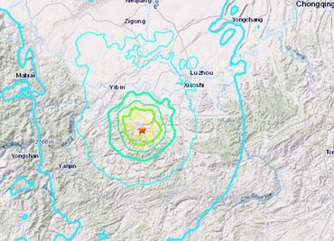 Sismo de 5.9 deja dos muertos y 19 heridos en China
