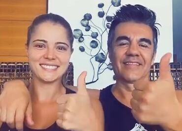 Adrián Uribe presume que el embarazo de Thuany Martins está "a punto de explotar"