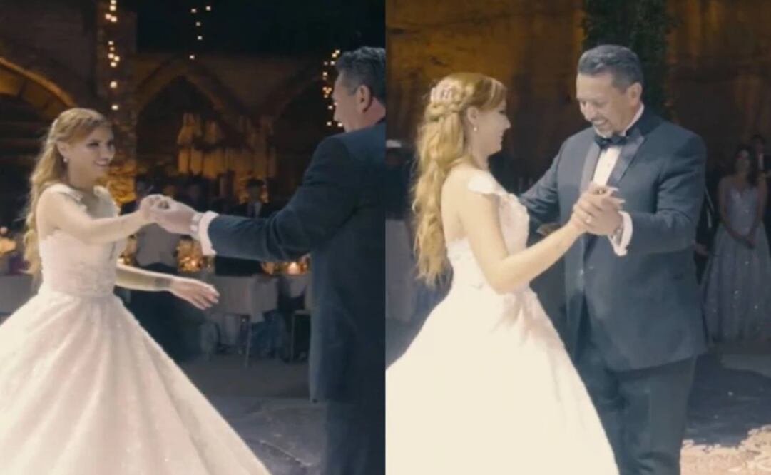 Padre e hija hicieron un especial baile.  Foto Captura video TikTok @cellegrini_oficial
