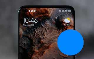 ¿Qué significa el punto azul que aparece en la pantalla de tu celular? 
