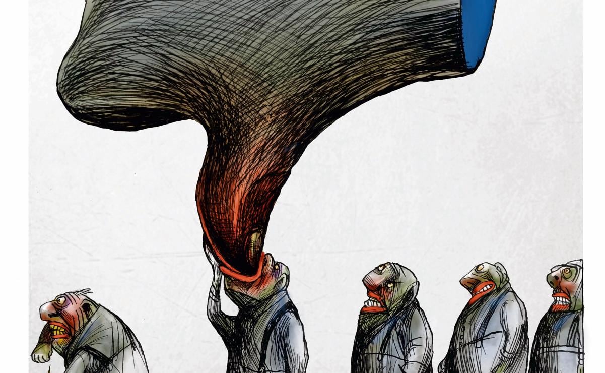 Los Negativos. Cartón: Boligán
