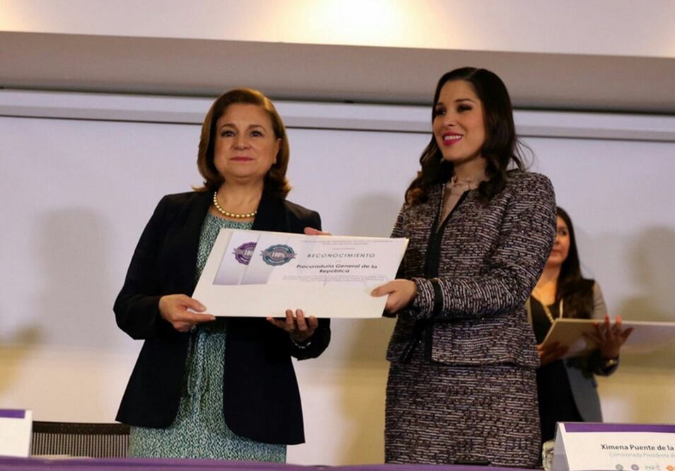 Imagen tomada del Twitter de Arely Gómez