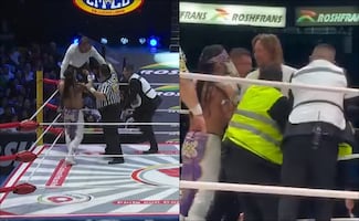 CMLL: Aficionado se sube al ring de la Arena México e intenta lanzarse desde la tercera cuerda