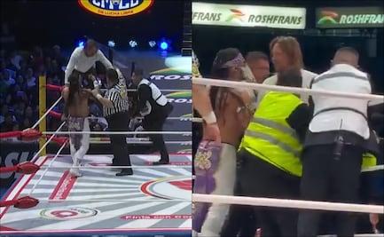 CMLL: Aficionado se sube al ring de la Arena México e intenta lanzarse desde la tercera cuerda