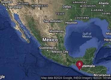 Sismo de magnitud 6.2 sacude Ciudad Hidalgo, Chiapas