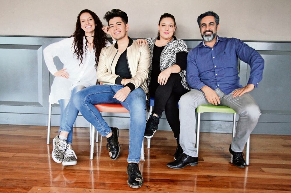 Majo Pérez, José Anuar, Paloma Cordero y Abel Fernando contarán diversas historias a través del canto. Foto: CARLOS MEJIA. EL UNIVERSAL