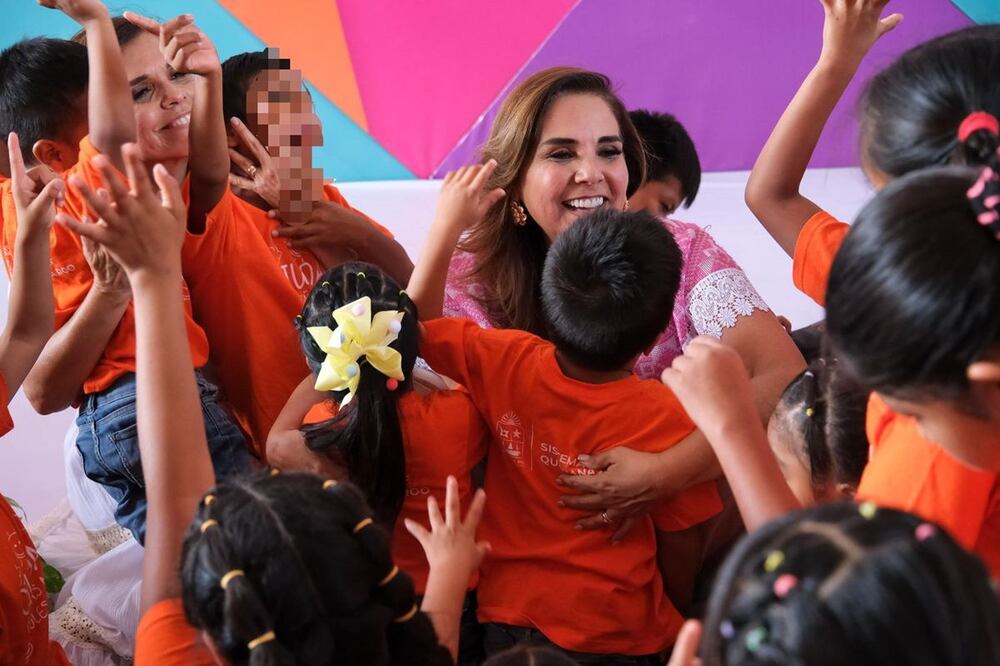 Entrega Mara Lezama rehabilitación de Casa Hogar para que niñas y niños. Foto: Especial