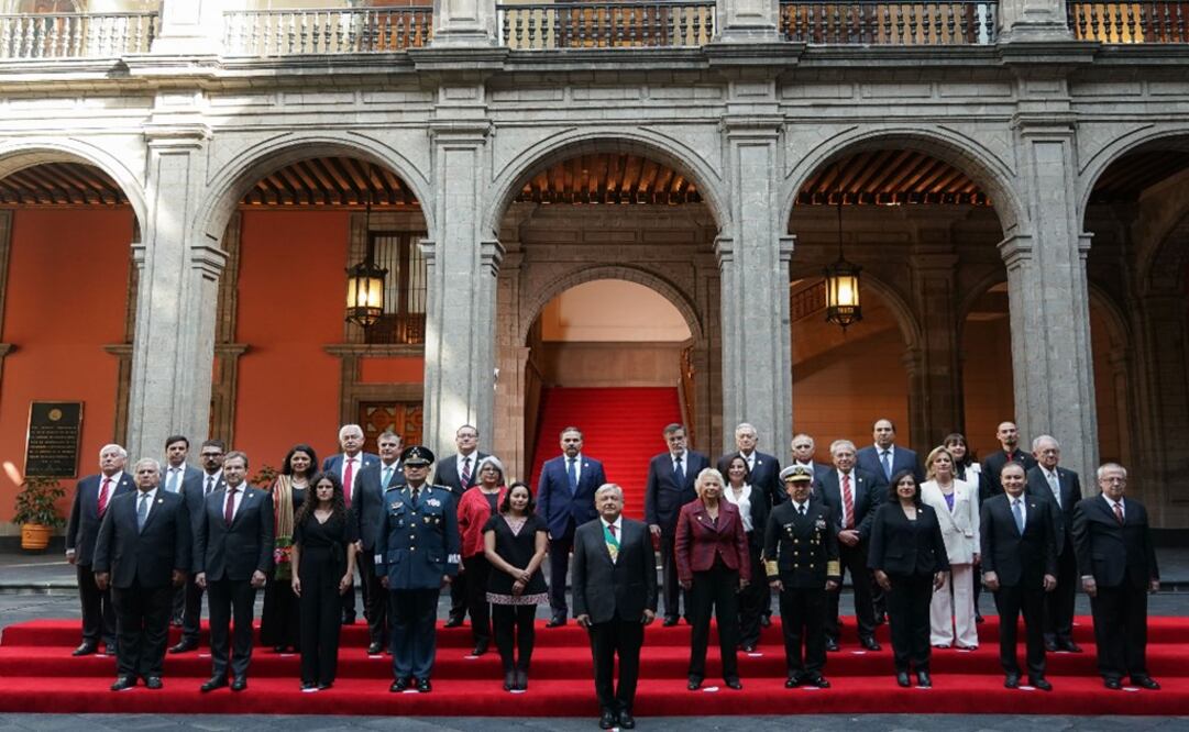 The President’s cabinet pictured in 2018 - Photo: File Photo/EL UNIVERSAL