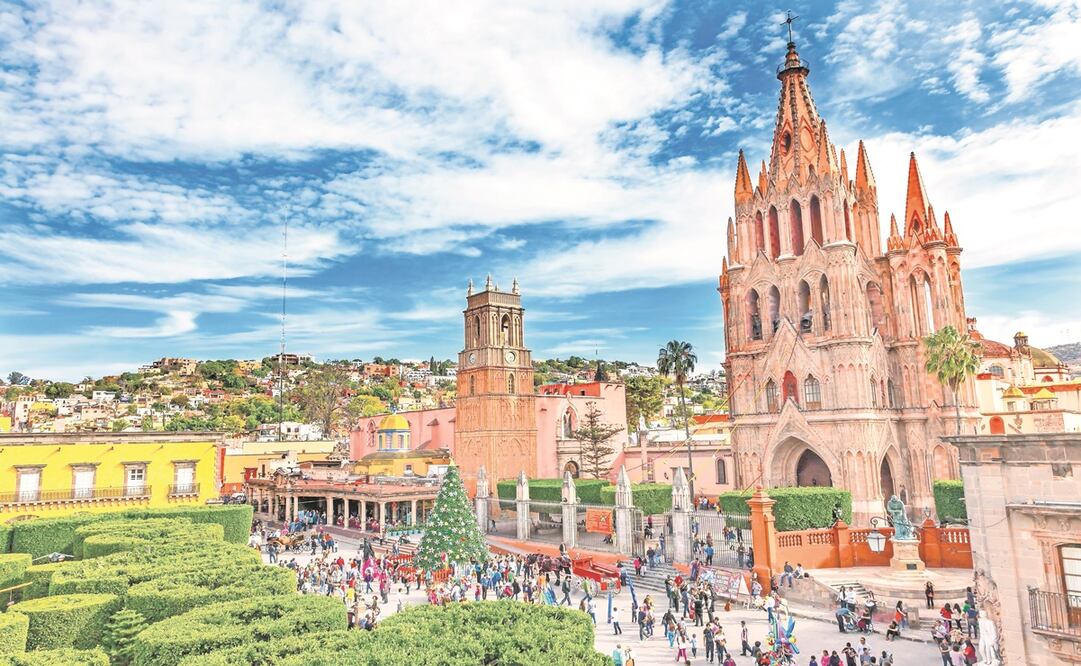 San Miguel de Allende, en Guanajuato, está catalogada como Ciudad Patrimonio. Foto: iStock