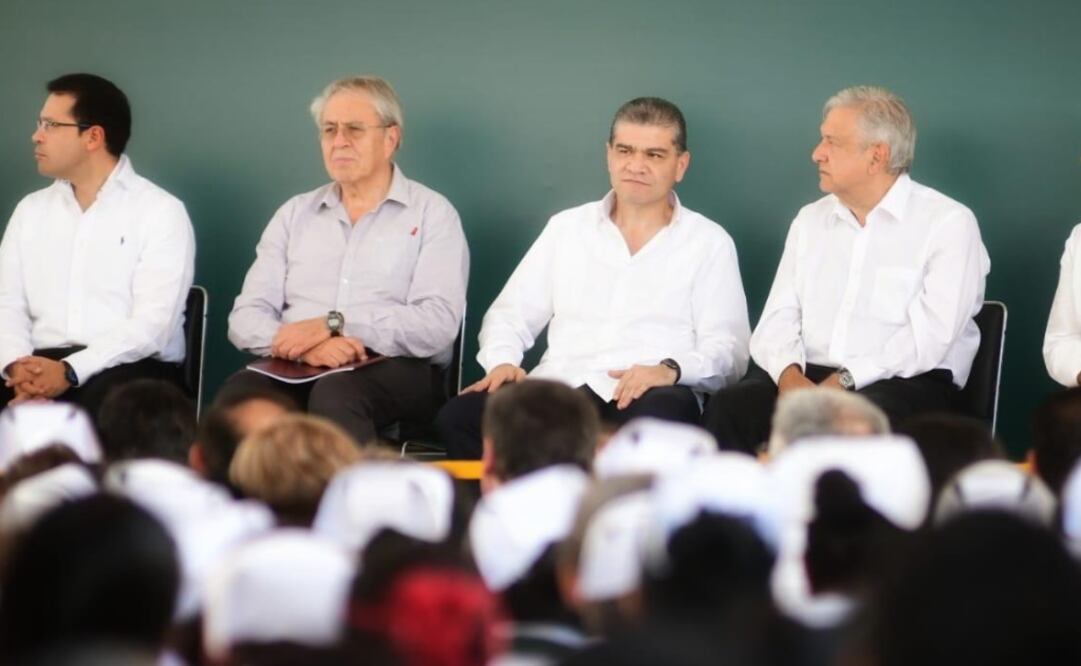 El Presidente realizó un recorrido en Matamoros, Coahuila. Foto: Twitter @SSalud_mx