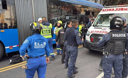 Trolebús atropella a peatón en la Cuauhtémoc; habría cruzado de manera imprudente