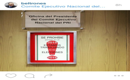 Beltrones: Se prohíbe pensar en el 2018