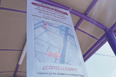 Informan ubicación provisional de rutas del Cetram Huipulco