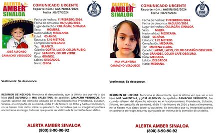 FGE emite fichas de búsqueda de dos hermanos desaparecidos en Culiacán desde febrero