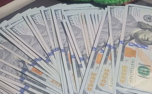 Billetes de cien dólares. Foto: @el_karadepapa.