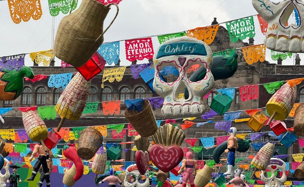 Afinan los últimos detalles para el Fan Fest en el Zócalo de la CDMX, lugar donde se transmitirá la inauguración del Mundial 2026 (09/06/2026). Foto: Especial